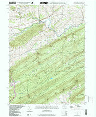 Spring Mills Pennsylvania Historical topographic map, 1:24000 scale, 7.5 X 7.5 Minute, Year 1998