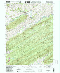 Spring Mills Pennsylvania Historical topographic map, 1:24000 scale, 7.5 X 7.5 Minute, Year 1998