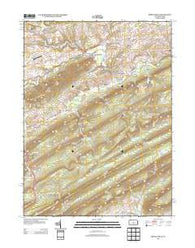 Spring Mills Pennsylvania Historical topographic map, 1:24000 scale, 7.5 X 7.5 Minute, Year 2013