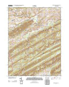 Spring Mills Pennsylvania Historical topographic map, 1:24000 scale, 7.5 X 7.5 Minute, Year 2013