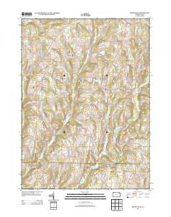 Springville Pennsylvania Historical topographic map, 1:24000 scale, 7.5 X 7.5 Minute, Year 2013