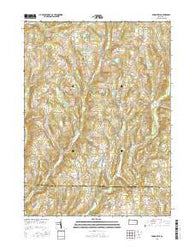 Springville Pennsylvania Current topographic map, 1:24000 scale, 7.5 X 7.5 Minute, Year 2016