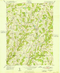 Springville Pennsylvania Historical topographic map, 1:24000 scale, 7.5 X 7.5 Minute, Year 1948