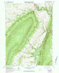 Spruce Creek Pennsylvania Historical topographic map, 1:24000 scale, 7.5 X 7.5 Minute, Year 1963