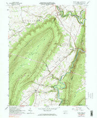 Spruce Creek Pennsylvania Historical topographic map, 1:24000 scale, 7.5 X 7.5 Minute, Year 1963