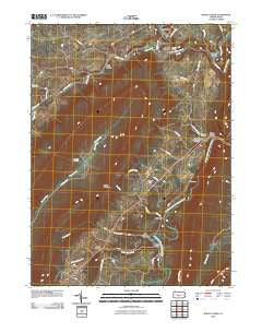 Spruce Creek Pennsylvania Historical topographic map, 1:24000 scale, 7.5 X 7.5 Minute, Year 2010