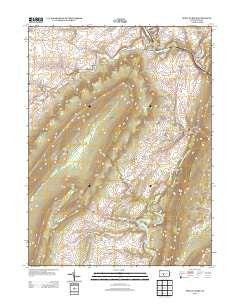 Spruce Creek Pennsylvania Historical topographic map, 1:24000 scale, 7.5 X 7.5 Minute, Year 2013
