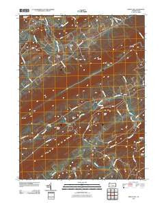 Spruce Hill Pennsylvania Historical topographic map, 1:24000 scale, 7.5 X 7.5 Minute, Year 2010