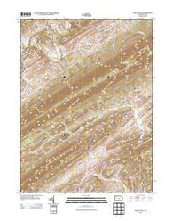 Spruce Hill Pennsylvania Historical topographic map, 1:24000 scale, 7.5 X 7.5 Minute, Year 2013