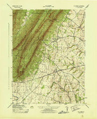 St Thomas Pennsylvania Historical topographic map, 1:31680 scale, 7.5 X 7.5 Minute, Year 1944