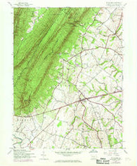 St Thomas Pennsylvania Historical topographic map, 1:24000 scale, 7.5 X 7.5 Minute, Year 1944