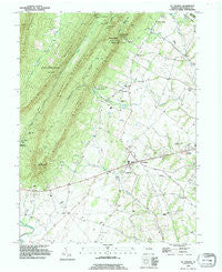 St Thomas Pennsylvania Historical topographic map, 1:24000 scale, 7.5 X 7.5 Minute, Year 1990