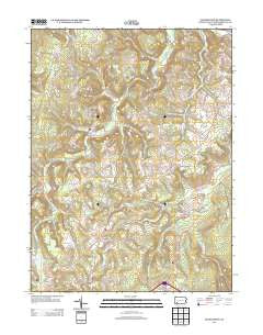 Stahlstown Pennsylvania Historical topographic map, 1:24000 scale, 7.5 X 7.5 Minute, Year 2013