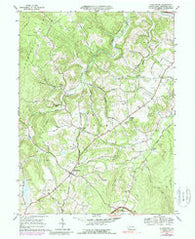 Stahlstown Pennsylvania Historical topographic map, 1:24000 scale, 7.5 X 7.5 Minute, Year 1967