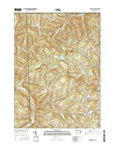Starrucca Pennsylvania Current topographic map, 1:24000 scale, 7.5 X 7.5 Minute, Year 2016