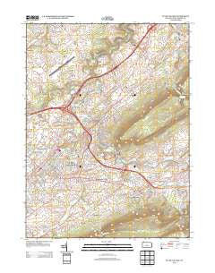 State College Pennsylvania Historical topographic map, 1:24000 scale, 7.5 X 7.5 Minute, Year 2013