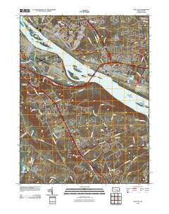 Steelton Pennsylvania Historical topographic map, 1:24000 scale, 7.5 X 7.5 Minute, Year 2010