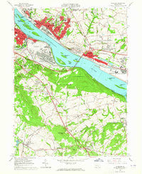 Steelton Pennsylvania Historical topographic map, 1:24000 scale, 7.5 X 7.5 Minute, Year 1963