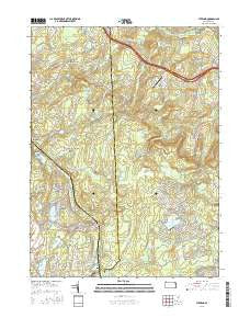 Sterling Pennsylvania Current topographic map, 1:24000 scale, 7.5 X 7.5 Minute, Year 2016