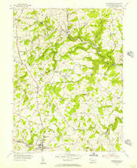 Stewartstown Pennsylvania Historical topographic map, 1:24000 scale, 7.5 X 7.5 Minute, Year 1953