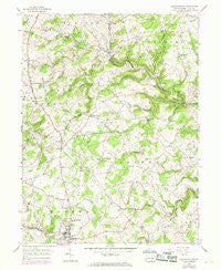 Stewartstown Pennsylvania Historical topographic map, 1:24000 scale, 7.5 X 7.5 Minute, Year 1953