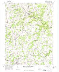 Stewartstown Pennsylvania Historical topographic map, 1:24000 scale, 7.5 X 7.5 Minute, Year 1953