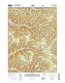Stickney Pennsylvania Current topographic map, 1:24000 scale, 7.5 X 7.5 Minute, Year 2016