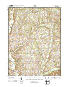 Stillwater Pennsylvania Historical topographic map, 1:24000 scale, 7.5 X 7.5 Minute, Year 2013