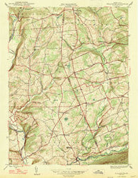 Stillwater Pennsylvania Historical topographic map, 1:24000 scale, 7.5 X 7.5 Minute, Year 1947