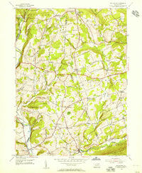Stillwater Pennsylvania Historical topographic map, 1:24000 scale, 7.5 X 7.5 Minute, Year 1954