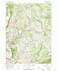 Stillwater Pennsylvania Historical topographic map, 1:24000 scale, 7.5 X 7.5 Minute, Year 1954
