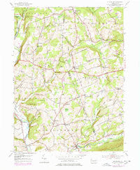 Stillwater Pennsylvania Historical topographic map, 1:24000 scale, 7.5 X 7.5 Minute, Year 1954