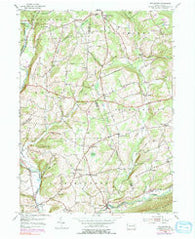 Stillwater Pennsylvania Historical topographic map, 1:24000 scale, 7.5 X 7.5 Minute, Year 1954