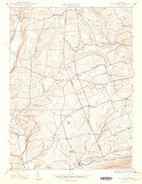 Stillwater Pennsylvania Historical topographic map, 1:24000 scale, 7.5 X 7.5 Minute, Year 1947