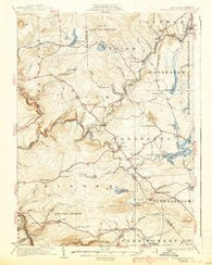Stoddartsville Pennsylvania Historical topographic map, 1:62500 scale, 15 X 15 Minute, Year 1924