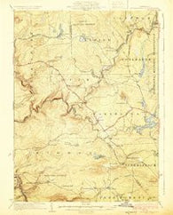 Stoddartsville Pennsylvania Historical topographic map, 1:62500 scale, 15 X 15 Minute, Year 1924
