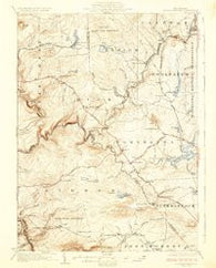Stoddartsville Pennsylvania Historical topographic map, 1:62500 scale, 15 X 15 Minute, Year 1924