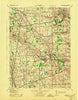 Stoneboro Pennsylvania Historical topographic map, 1:62500 scale, 15 X 15 Minute, Year 1943