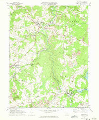 Stoystown Pennsylvania Historical topographic map, 1:24000 scale, 7.5 X 7.5 Minute, Year 1971