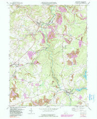 Stoystown Pennsylvania Historical topographic map, 1:24000 scale, 7.5 X 7.5 Minute, Year 1971