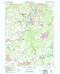 Stoystown Pennsylvania Historical topographic map, 1:24000 scale, 7.5 X 7.5 Minute, Year 1971