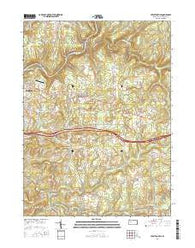 Strattanville Pennsylvania Current topographic map, 1:24000 scale, 7.5 X 7.5 Minute, Year 2016