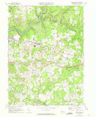 Strattanville Pennsylvania Historical topographic map, 1:24000 scale, 7.5 X 7.5 Minute, Year 1968