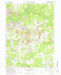 Strattanville Pennsylvania Historical topographic map, 1:24000 scale, 7.5 X 7.5 Minute, Year 1968