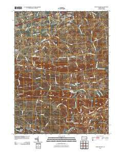 Strausstown Pennsylvania Historical topographic map, 1:24000 scale, 7.5 X 7.5 Minute, Year 2010