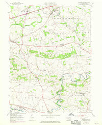 Strausstown Pennsylvania Historical topographic map, 1:24000 scale, 7.5 X 7.5 Minute, Year 1955