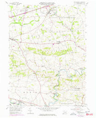 Strausstown Pennsylvania Historical topographic map, 1:24000 scale, 7.5 X 7.5 Minute, Year 1955