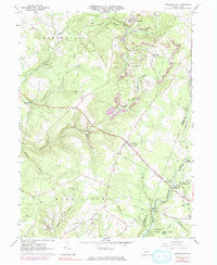 Strongstown Pennsylvania Historical topographic map, 1:24000 scale, 7.5 X 7.5 Minute, Year 1961