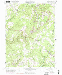 Strongstown Pennsylvania Historical topographic map, 1:24000 scale, 7.5 X 7.5 Minute, Year 1961