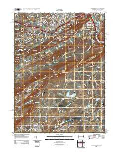 Stroudsburg Pennsylvania Historical topographic map, 1:24000 scale, 7.5 X 7.5 Minute, Year 2011